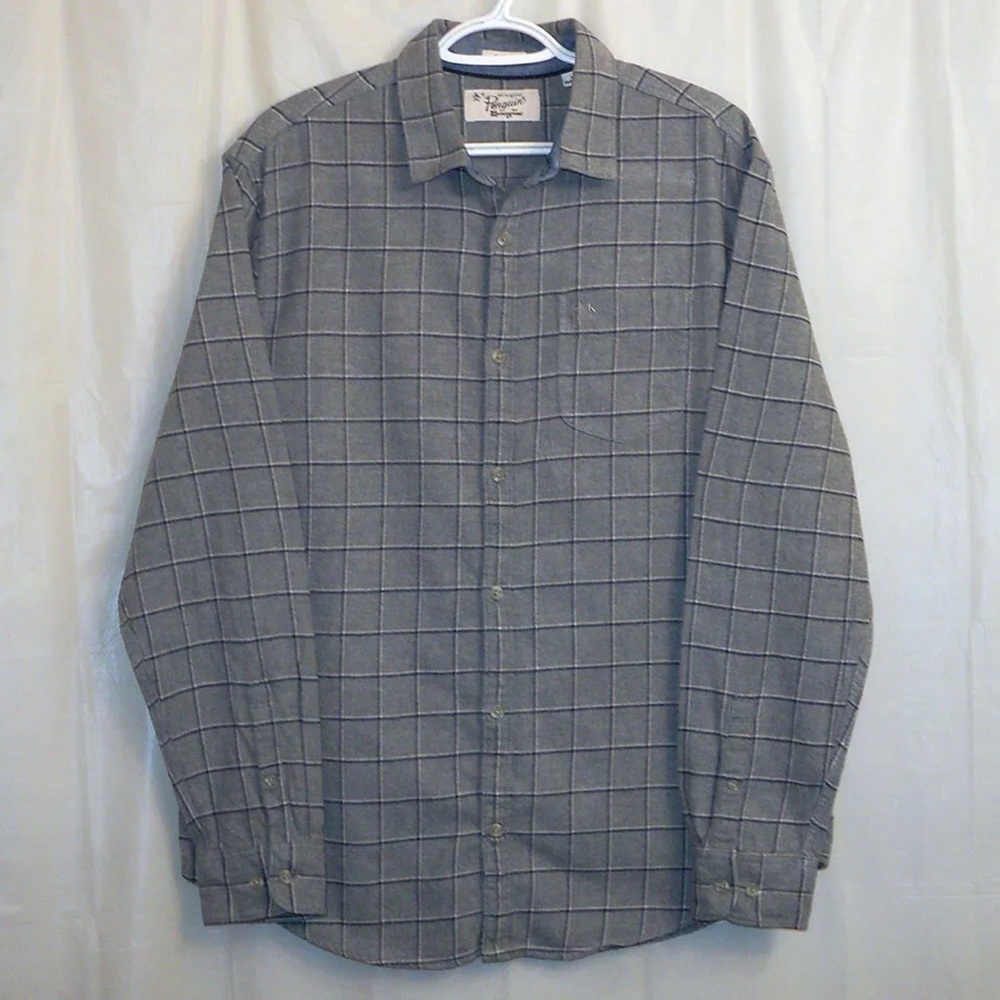 Original Penguin Flannel Button Men's Large M